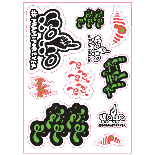 Miami Show The Sticker Collection 2